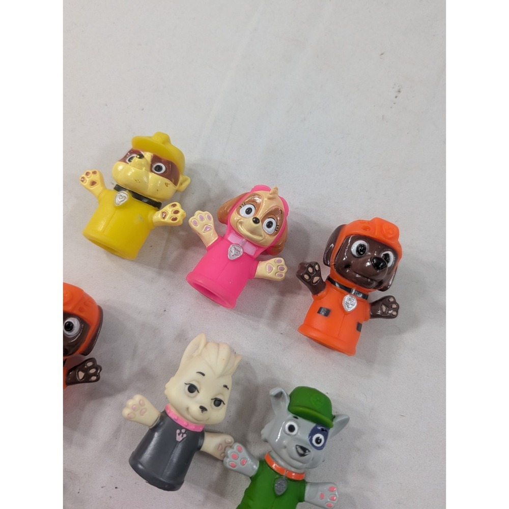 Nickelodeon Paw Patrol Finger Puppets Set of 9 Kids Bath Toys